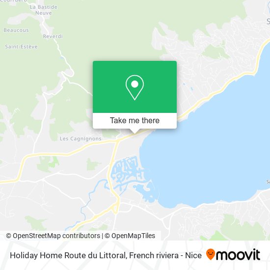 Holiday Home Route du Littoral map