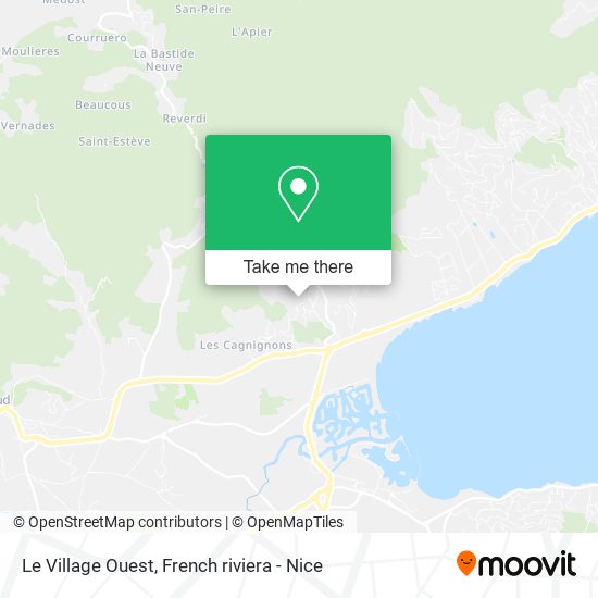 Le Village Ouest map