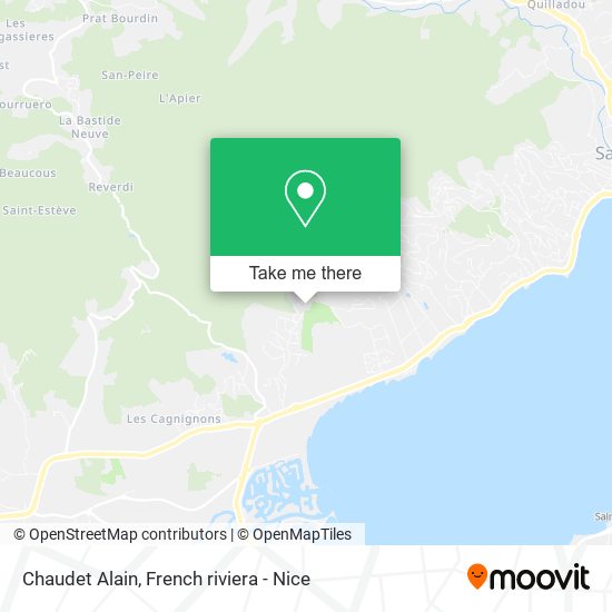 Chaudet Alain map