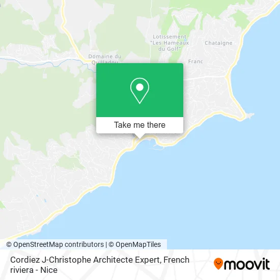 Cordiez J-Christophe Architecte Expert map