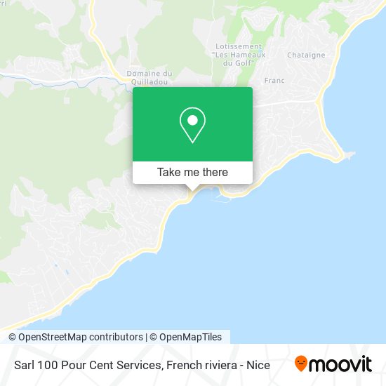 Sarl 100 Pour Cent Services map