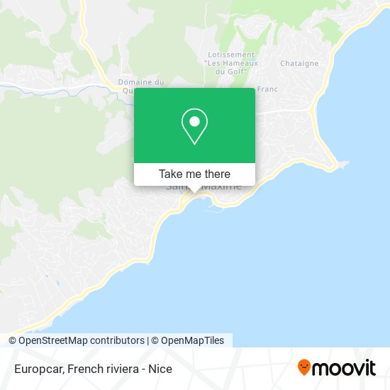 Europcar map