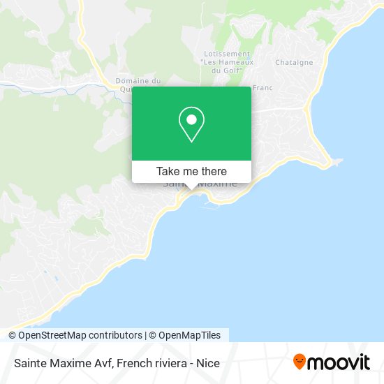 Mapa Sainte Maxime Avf