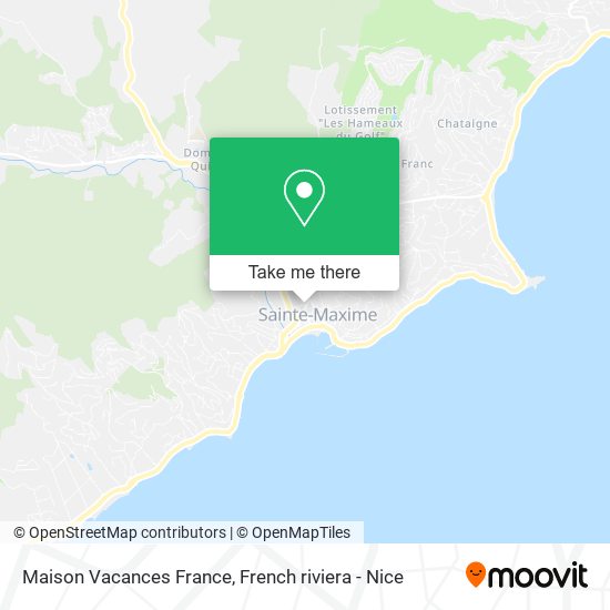 Maison Vacances France map