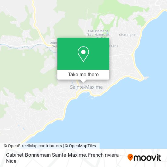 Cabinet Bonnemain Sainte-Maxime map