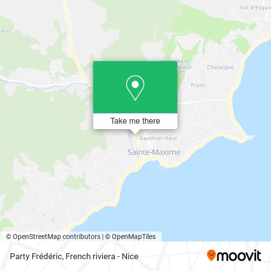 Mapa Party Frédéric