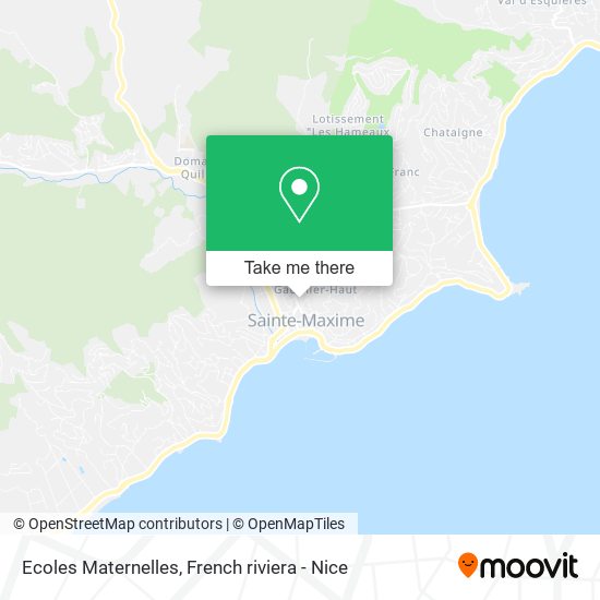 Ecoles Maternelles map