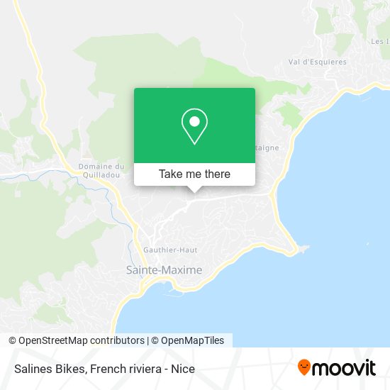 Salines Bikes map