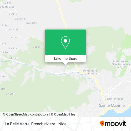 La Belle Verte map