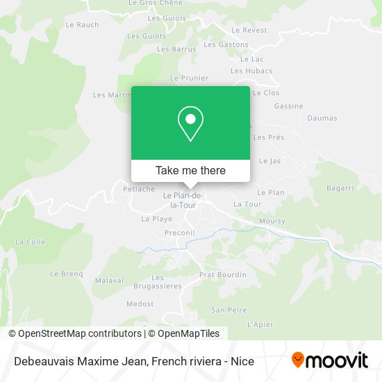 Debeauvais Maxime Jean map