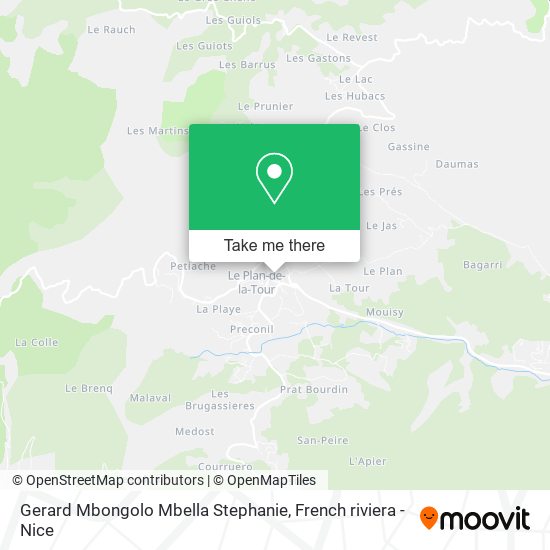 Gerard Mbongolo Mbella Stephanie map