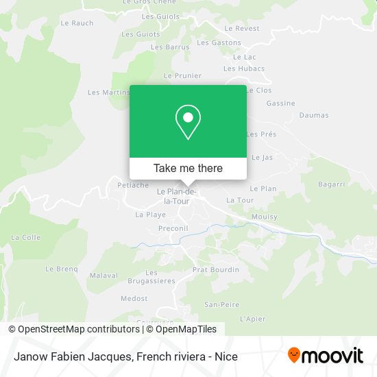 Janow Fabien Jacques map