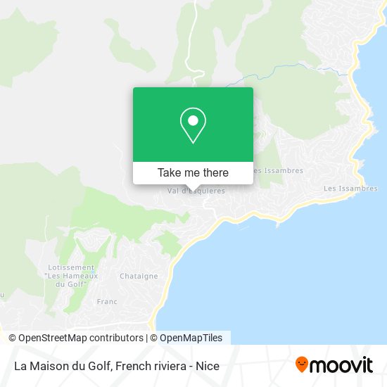 La Maison du Golf map