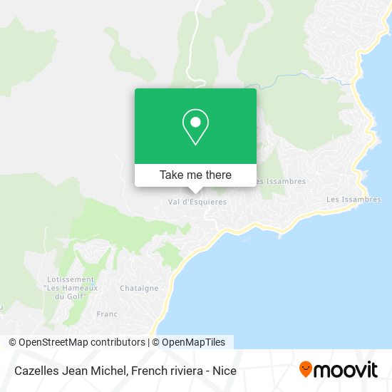 Cazelles Jean Michel map