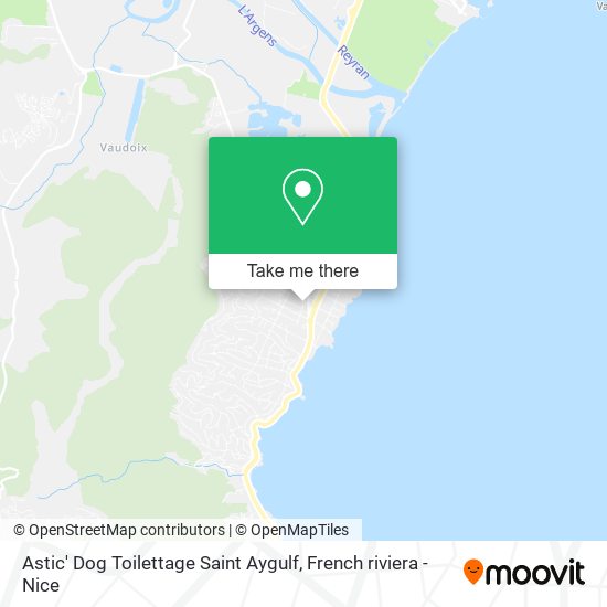 Astic' Dog Toilettage Saint Aygulf map