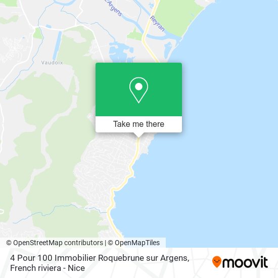 Mapa 4 Pour 100 Immobilier Roquebrune sur Argens