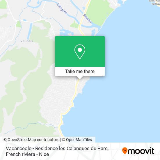 Vacancéole - Résidence les Calanques du Parc map