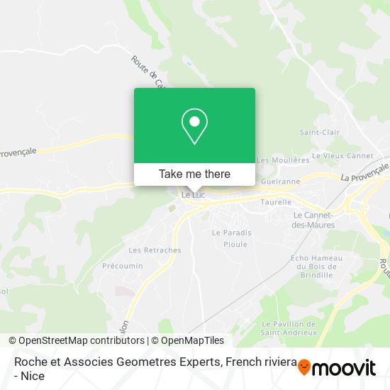 Mapa Roche et Associes Geometres Experts