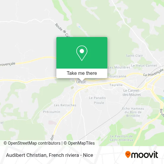 Audibert Christian map