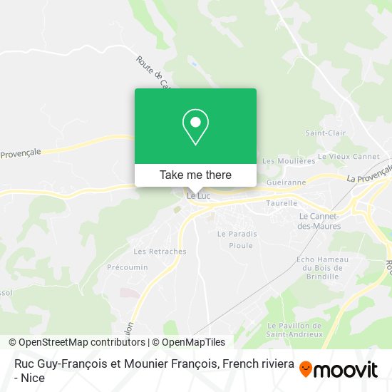 Ruc Guy-François et Mounier François map