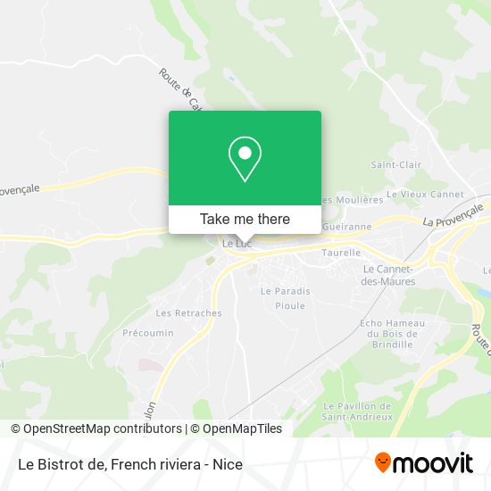 Mapa Le Bistrot de