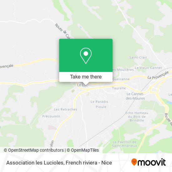 Association les Lucioles map