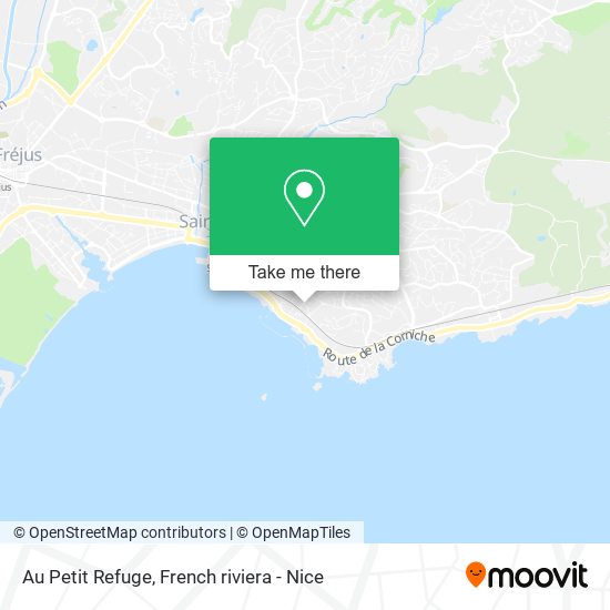 Au Petit Refuge map