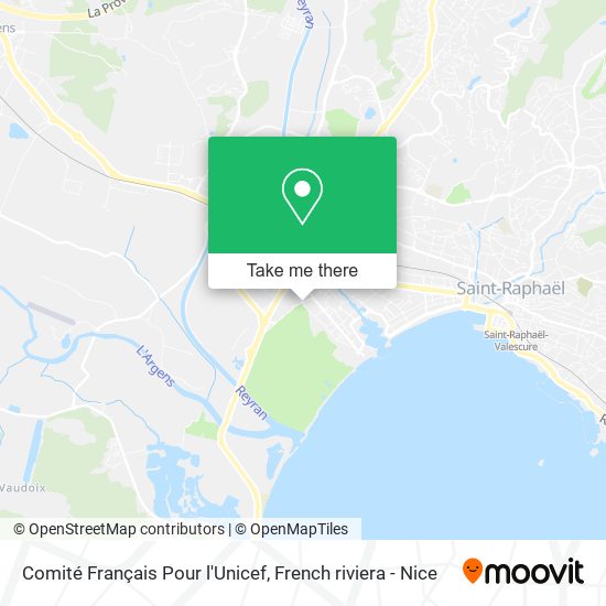 Comité Français Pour l'Unicef map