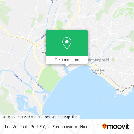 Mapa Les Voiles de Port Fréjus