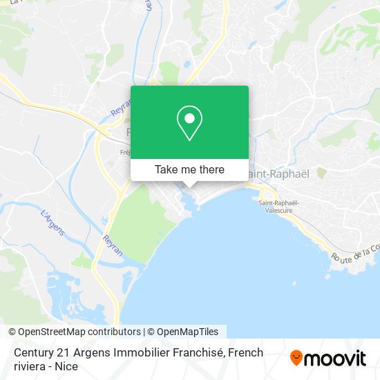 Century 21 Argens Immobilier Franchisé map