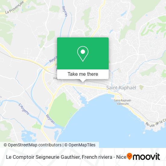 Mapa Le Comptoir Seigneurie Gauthier