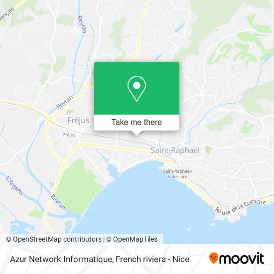 Mapa Azur Network Informatique