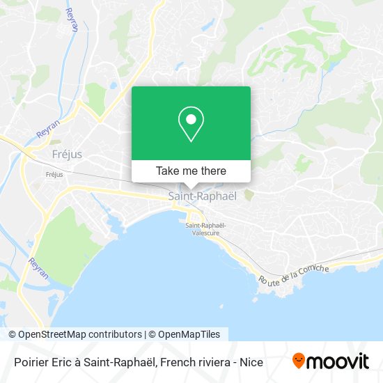 Poirier Eric à Saint-Raphaël map