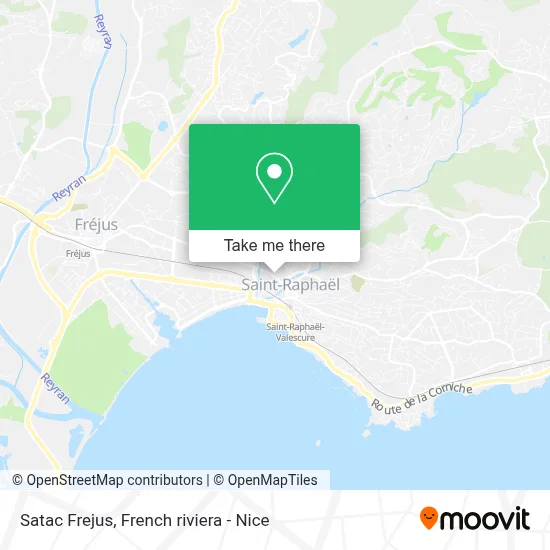 Satac Frejus map