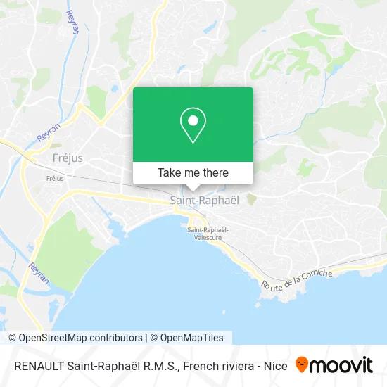 RENAULT Saint-Raphaël R.M.S. map