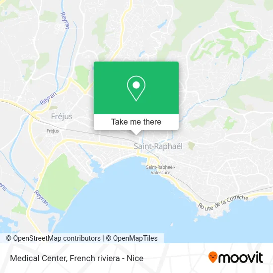 Centre Medical map