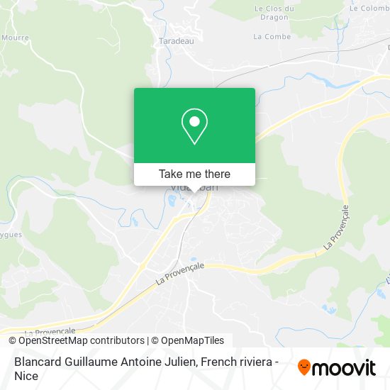 Blancard Guillaume Antoine Julien map