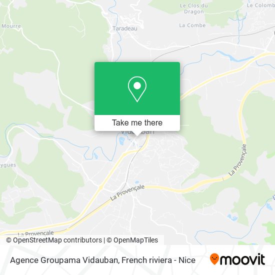 Agence Groupama Vidauban map