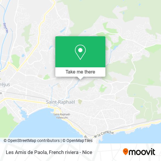 Les Amis de Paola map