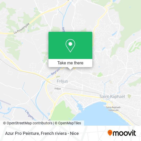 Azur Pro Peinture map