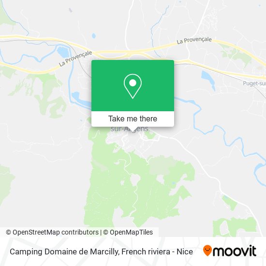 Camping Domaine de Marcilly map