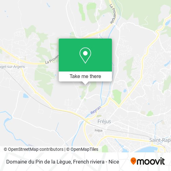 Domaine du Pin de la Lègue map