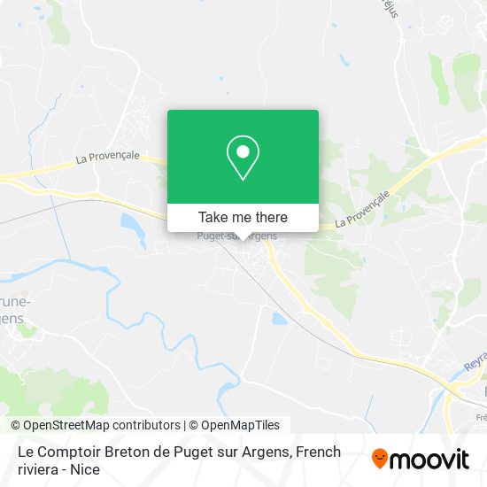 Le Comptoir Breton de Puget sur Argens map