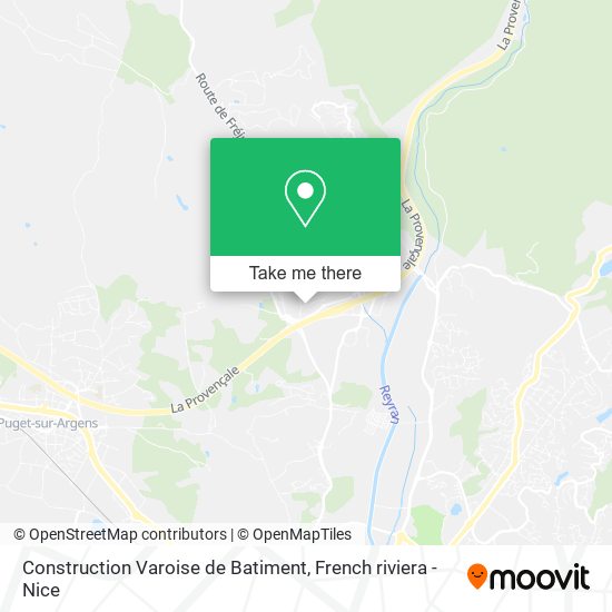 Construction Varoise de Batiment map