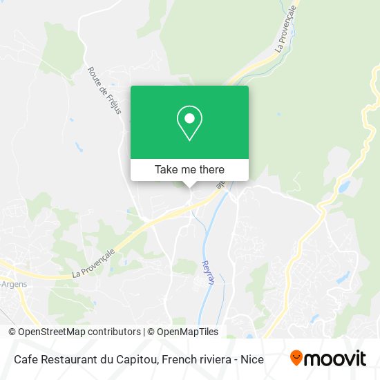 Cafe Restaurant du Capitou map