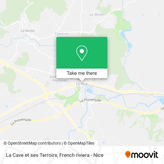 La Cave et ses Terroirs map