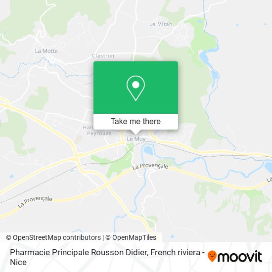 Mapa Pharmacie Principale Rousson Didier