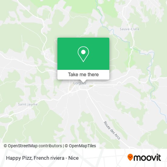 Happy Pizz map