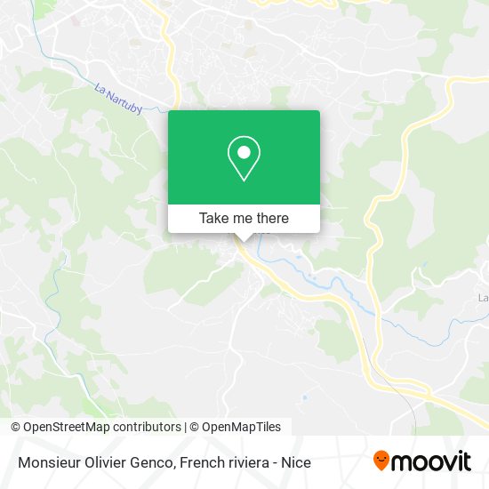 Mapa Monsieur Olivier Genco