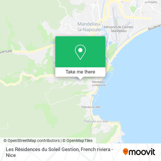 Les Résidences du Soleil Gestion map